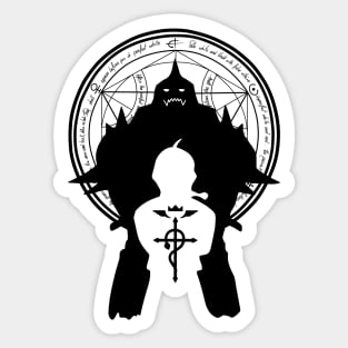 FMA - Edward and Alphonse human transmutation circle Sticker